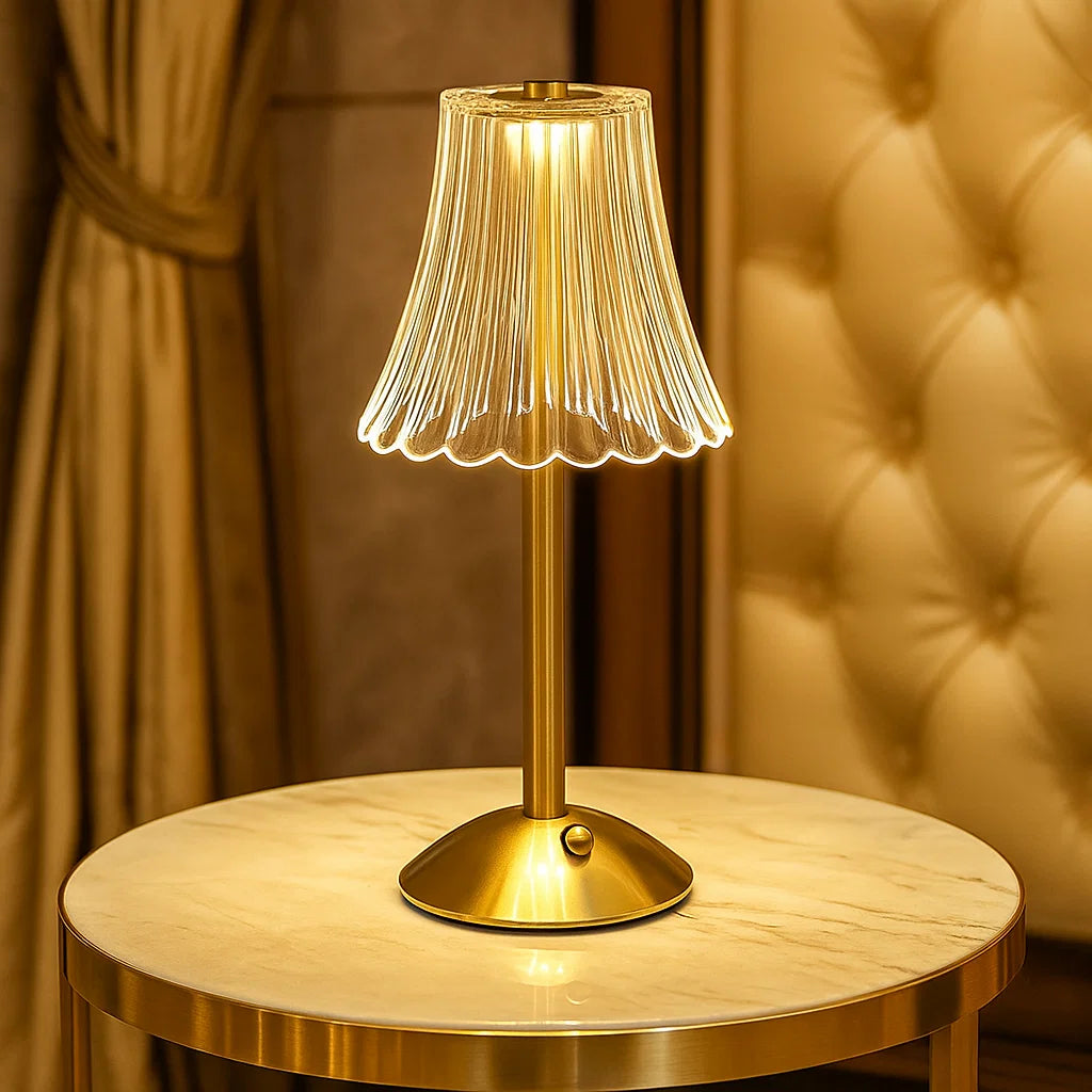 Rechargeable USB LED Table Lamp in Retro Design